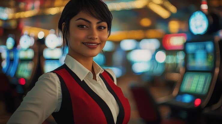 Video poker game at kipaswin slot showing hand evaluation and payout table